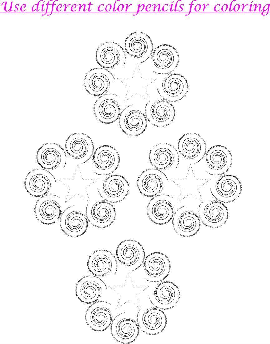 Flowers coloring page printable for kids