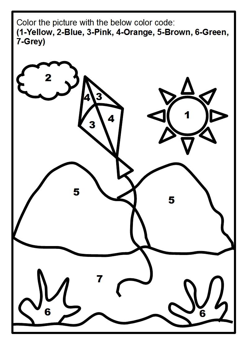 kids coloring pages scenery solutions - photo #15
