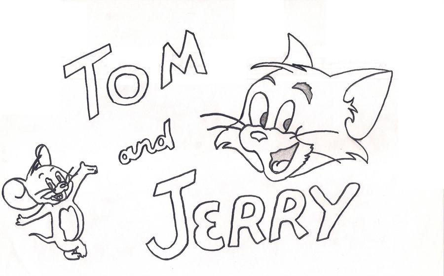tom jerry animation coloring page for kids