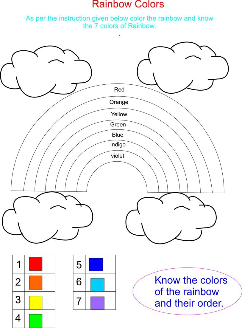 color the rainbow