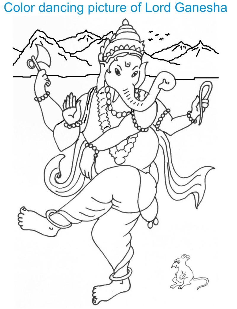 ganesha coloring pages - photo #38