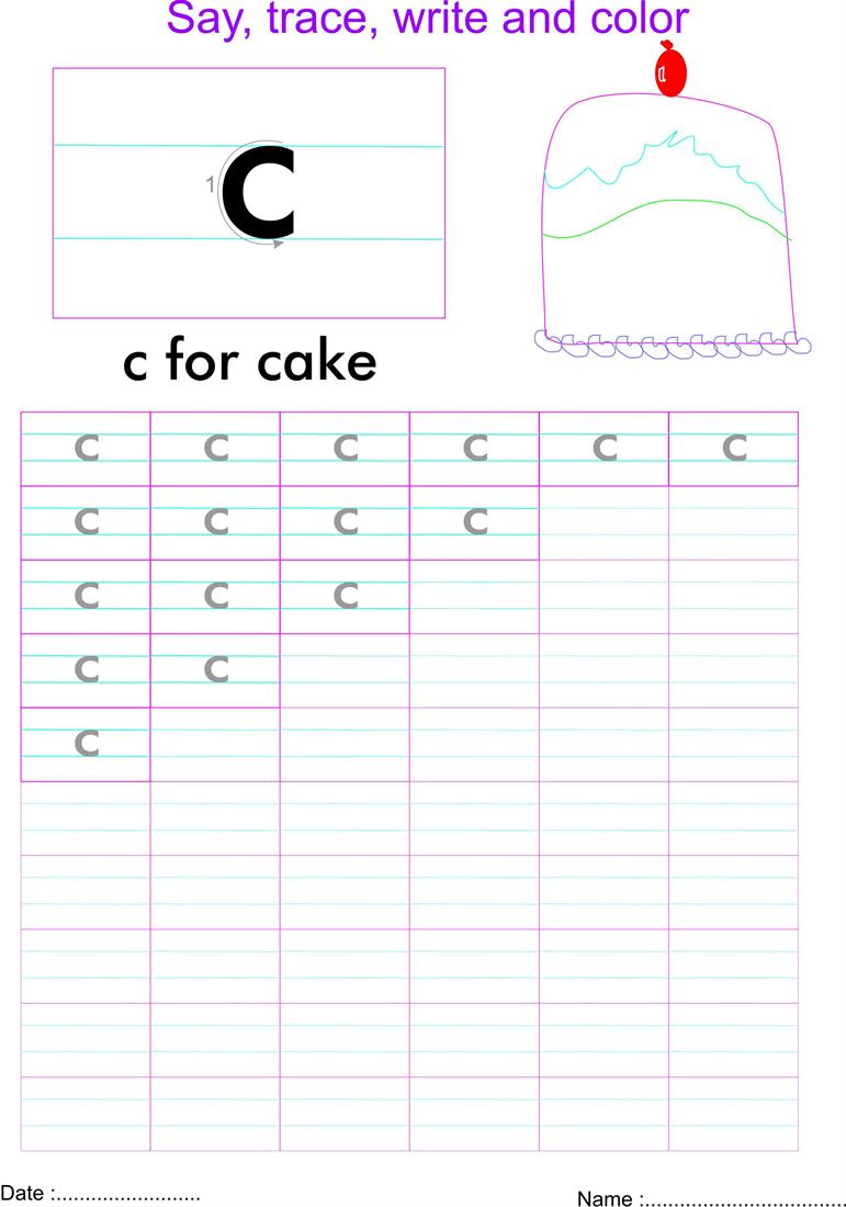 Small Letter C Worksheets - Small Letter C Worksheet small letter c worksheets small letter c worksheet