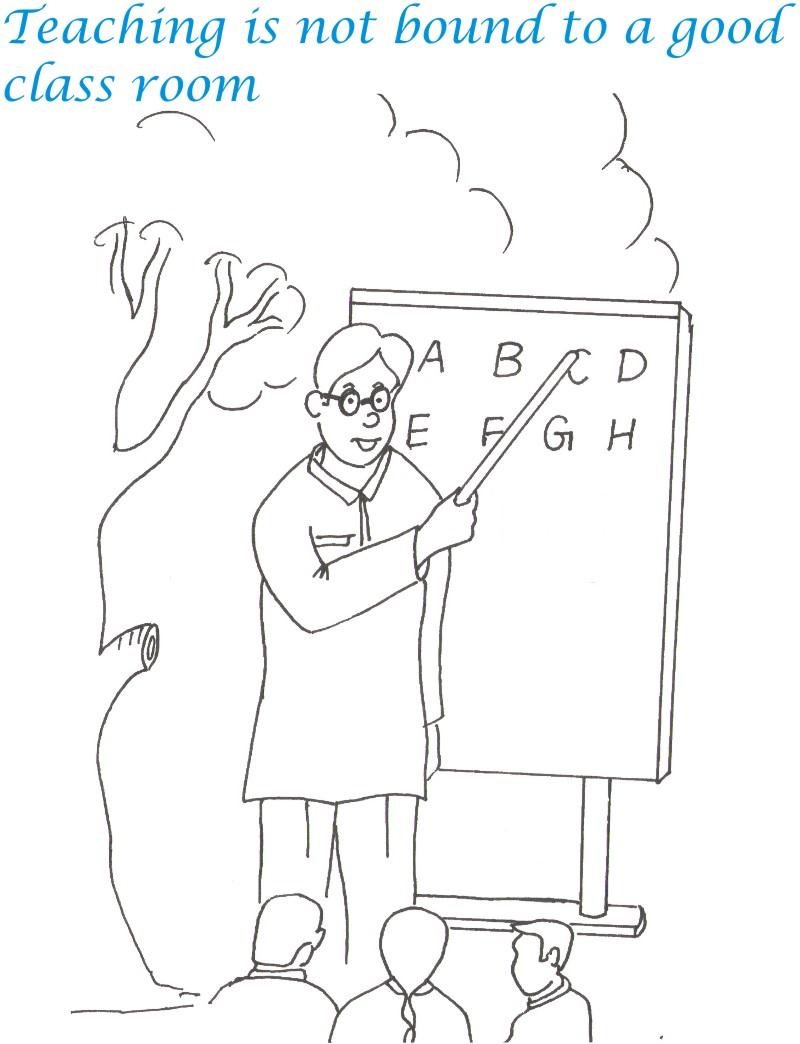 Coloring Pages Teacher