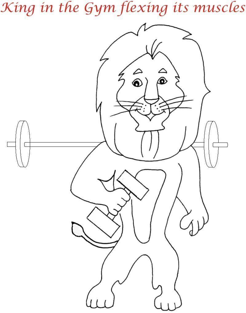 Lion family printable coloring page for kids 10