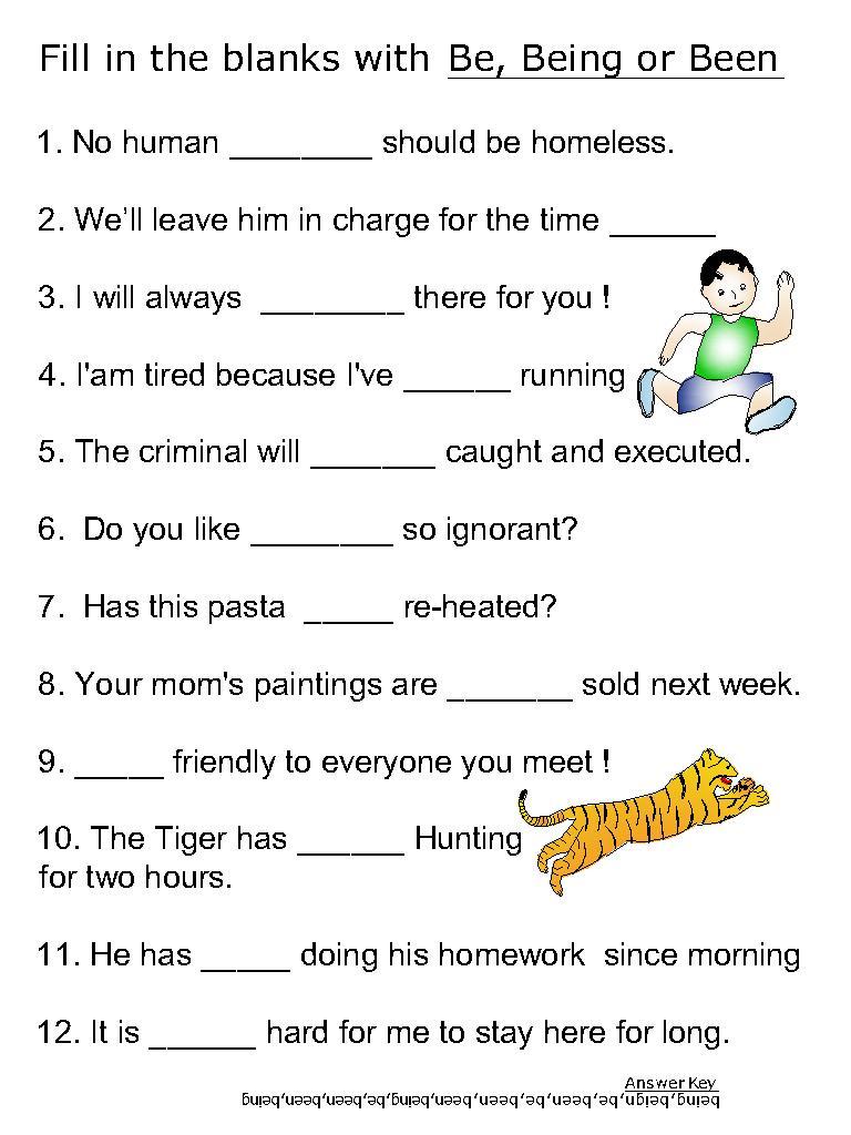 Worksheets Verb Worksheet helping verb worksheets for be been being