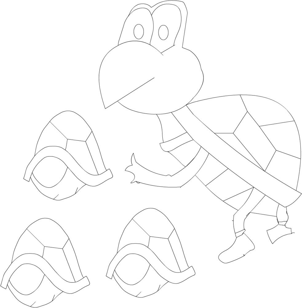 koopa coloring pages - photo #32