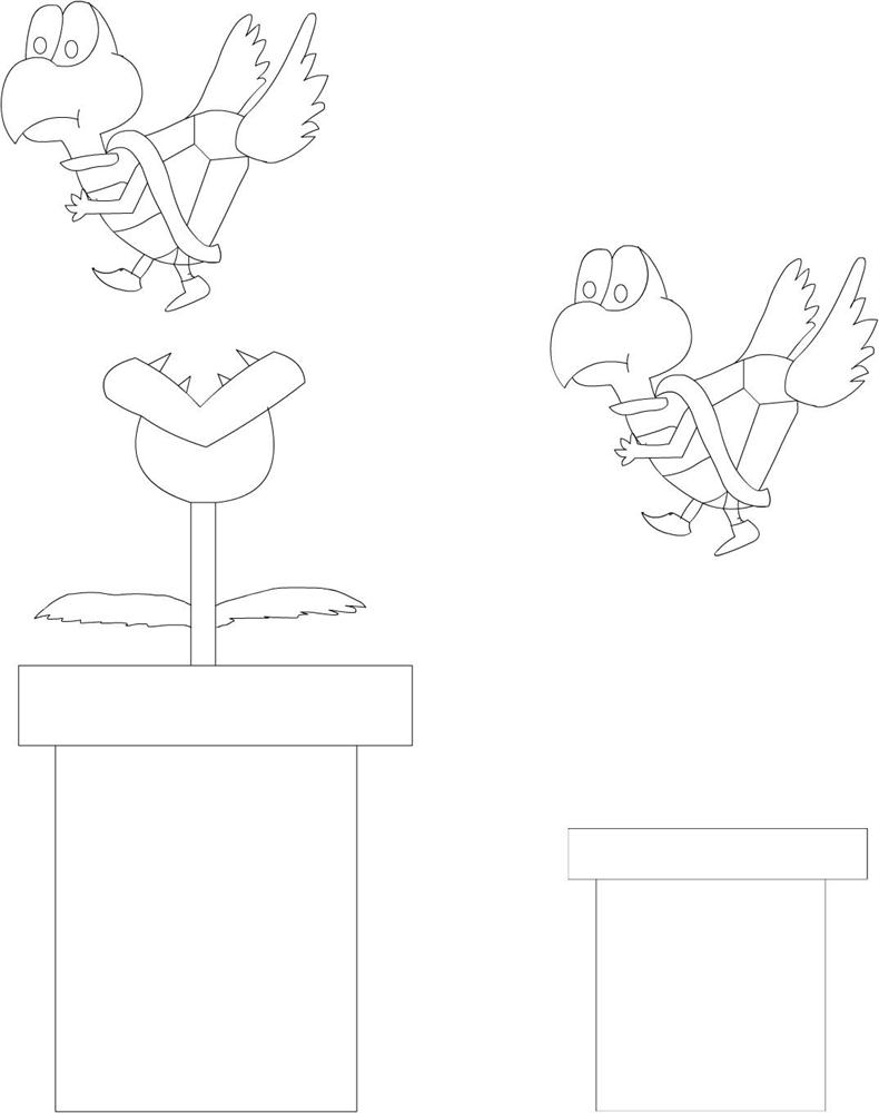 koopa troopa coloring pages - photo #21