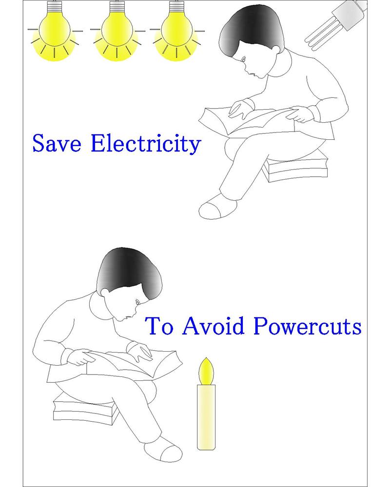 Conserve Electricity Posters