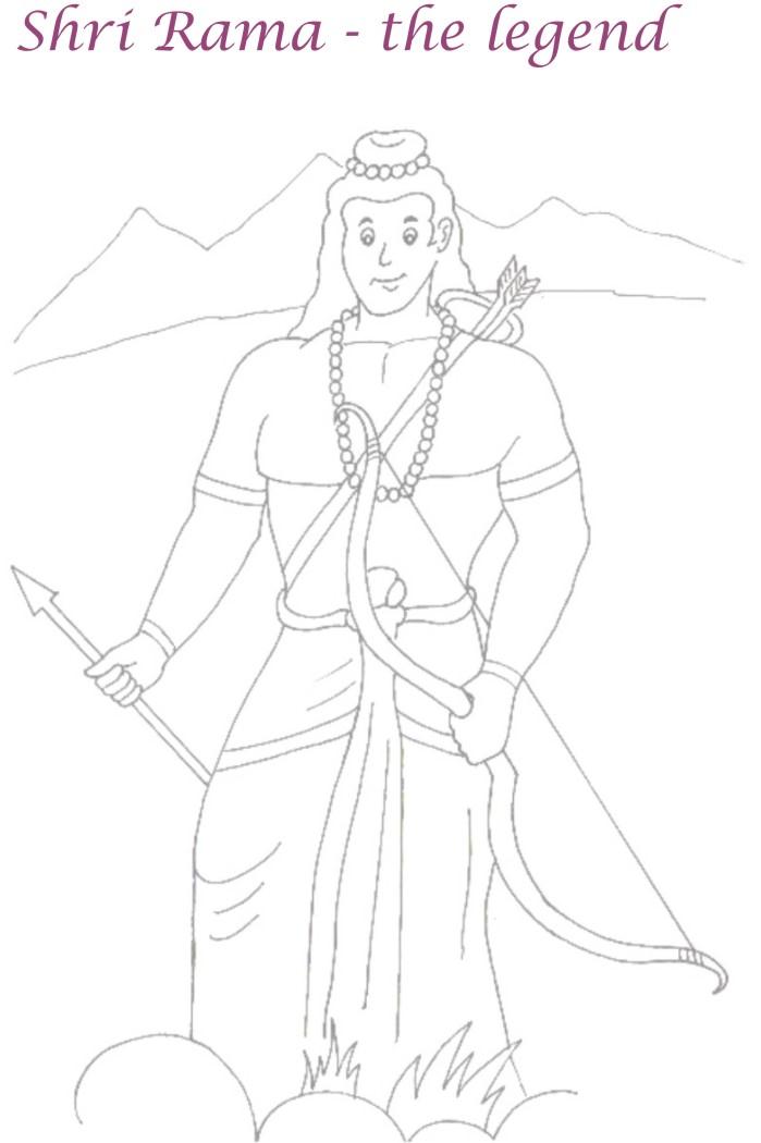 rama coloring pages for kids - photo #5