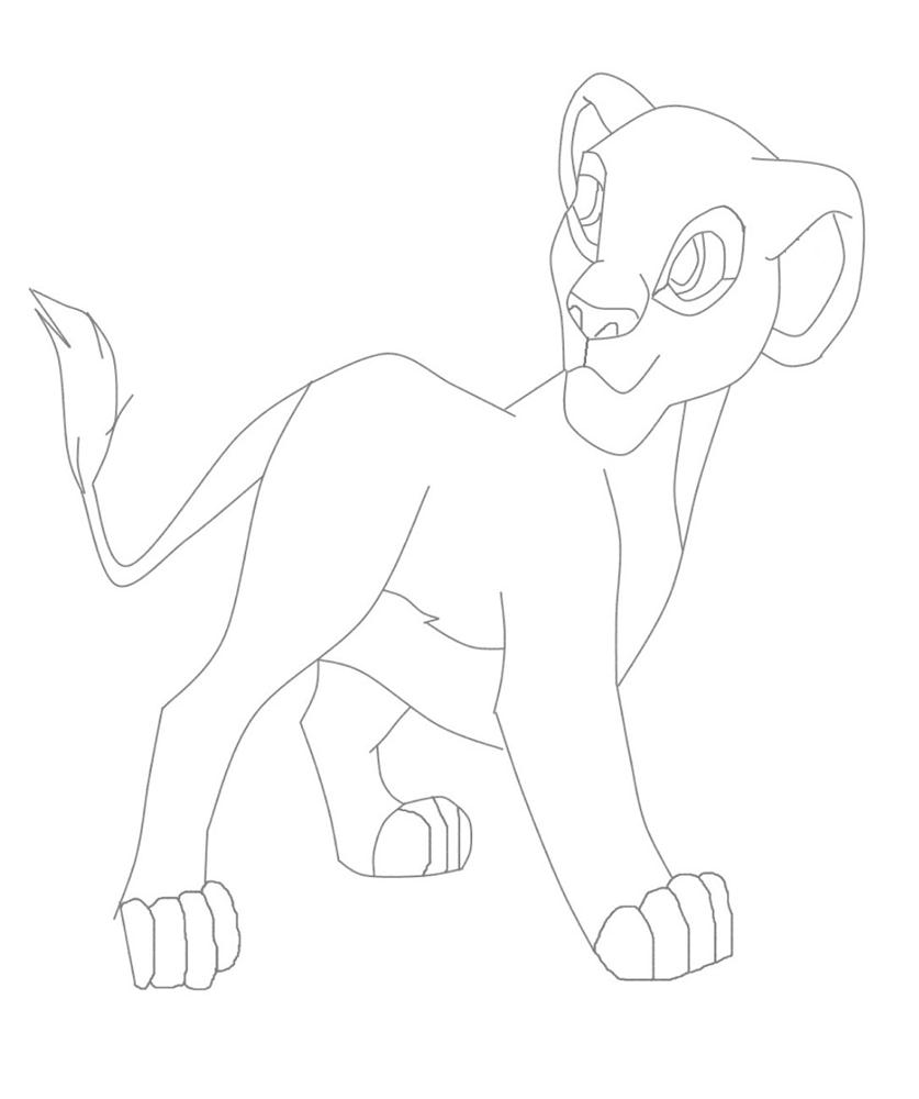 nala lion king coloring pages - photo #21