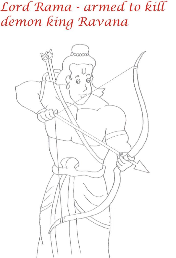 rama coloring pages for kids - photo #9