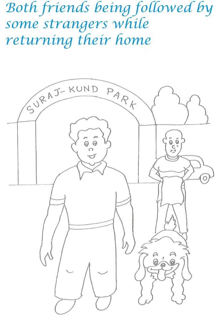 Kidnap story printable coloring pages for kids 21