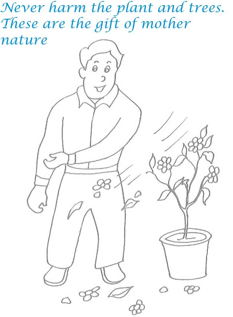 manners for kids coloring pages - photo #30