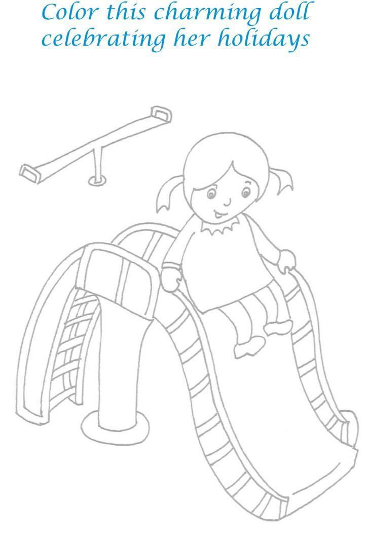 Children's day printable coloring page for kids 26