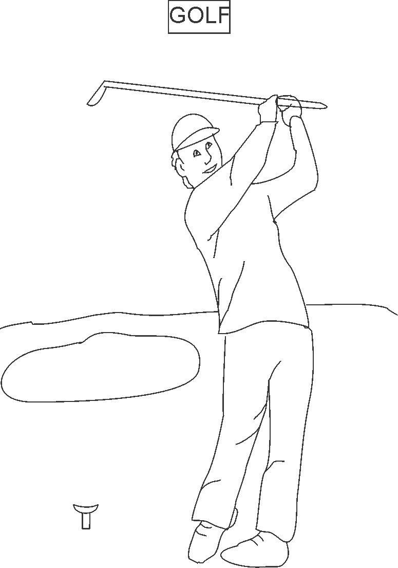 sgolf coloring pages - photo #36