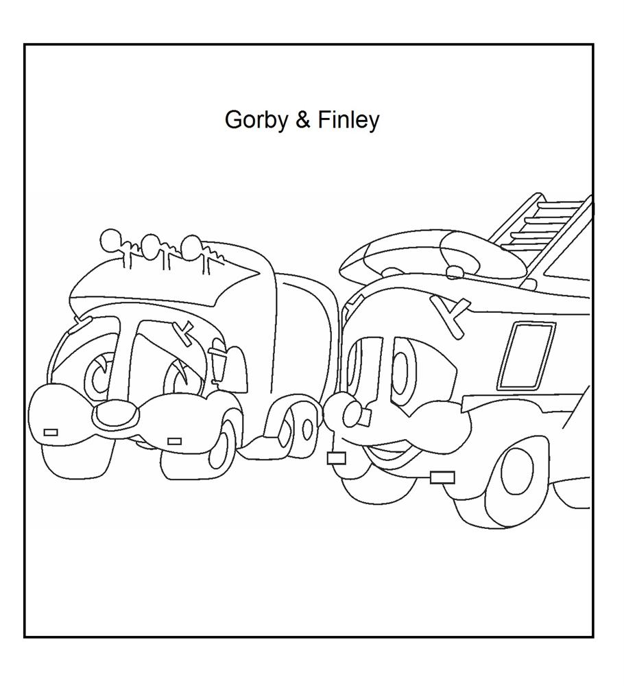 Finley & Gorby coloring page for kids