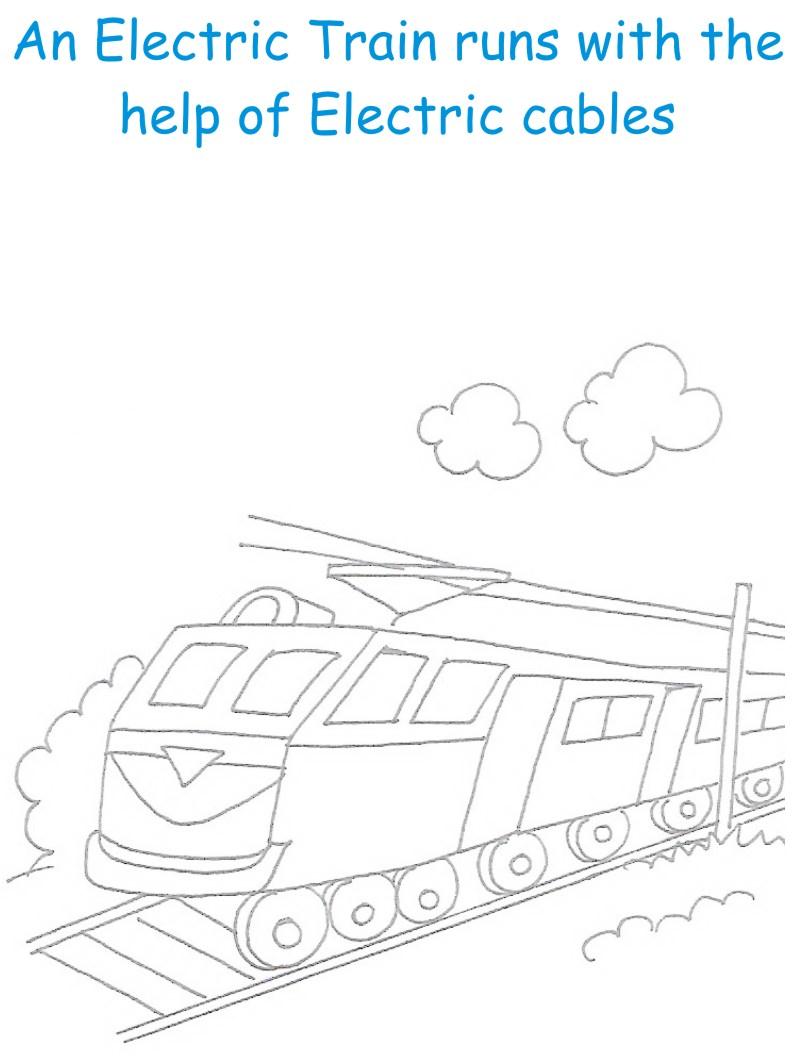 electric train coloring pages - photo #36
