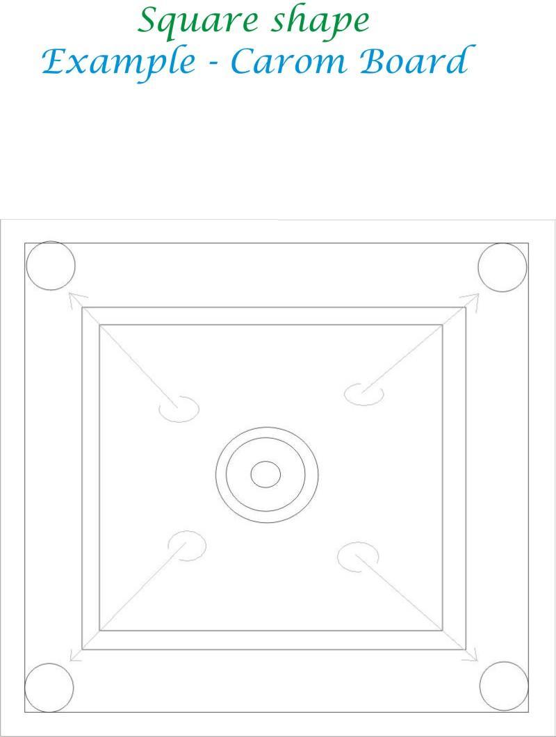 Square shape coloring printable page for kids
