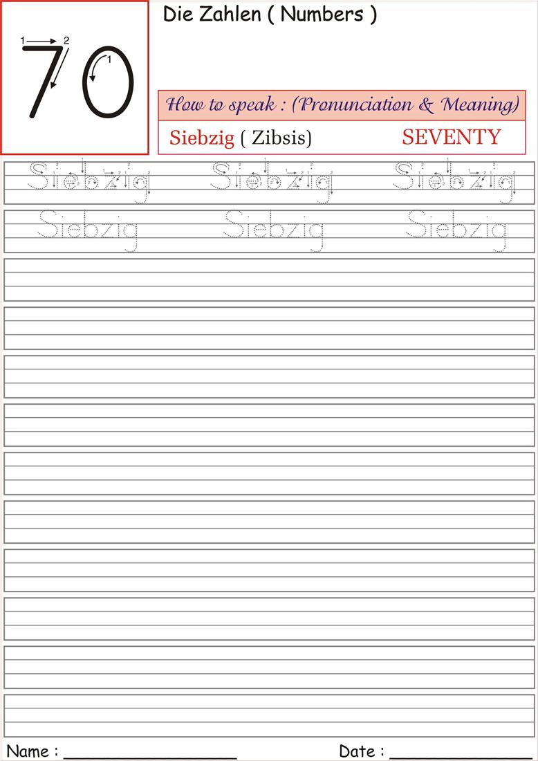 ... learn german using german numbers worksheets open pdf file and print