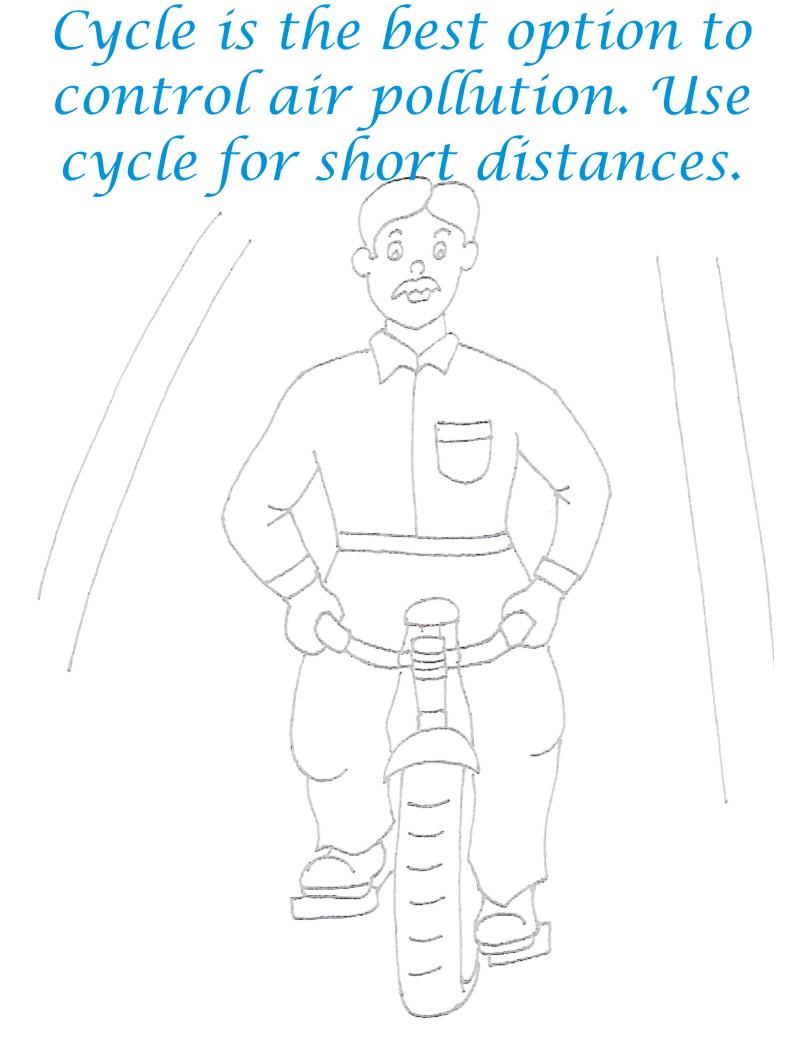 Use Cycle Save Environment Coloring Page