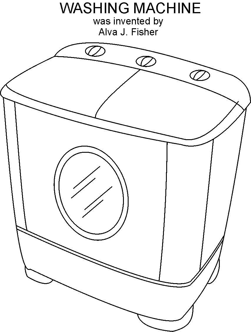 washing coloring pages - photo #39