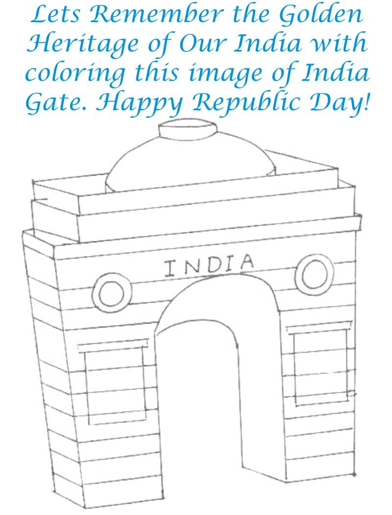 Coloring Pages Of India Gate | india gate coloring page printable for kids Coloring Pages Of India Gate | india gate coloring page printable for kids