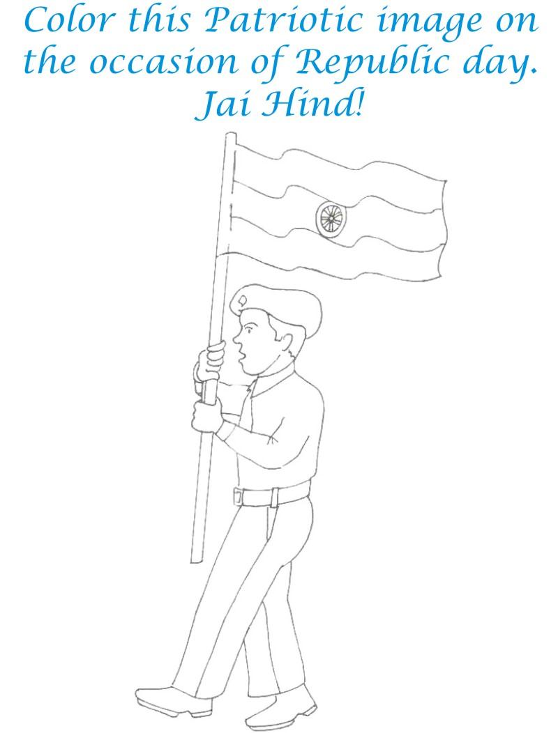 Scout boy coloring page for kids