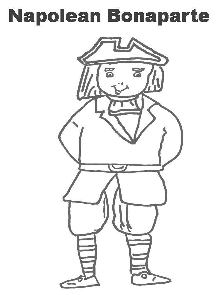 napoleon coloring pages - photo #1