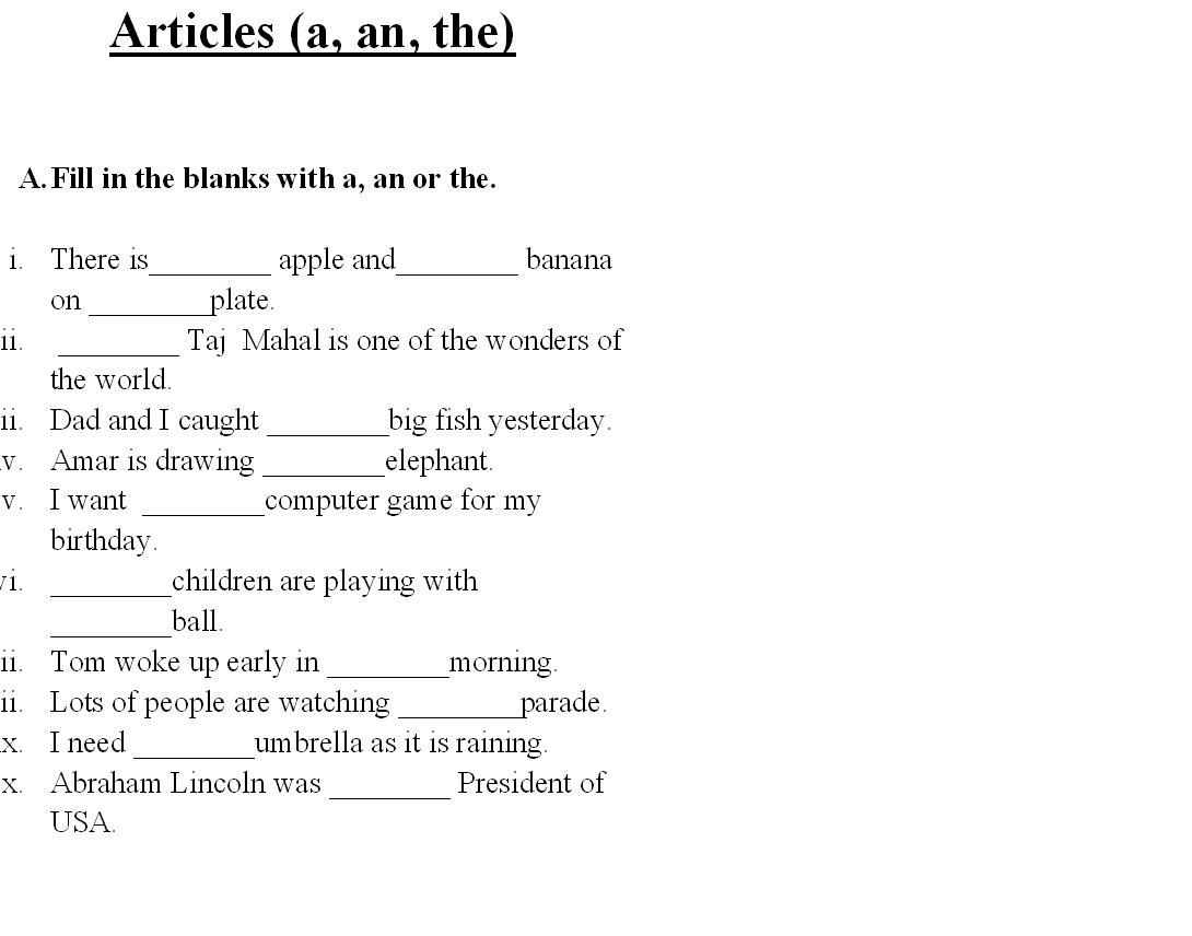 EnglishGrow: Worksheets