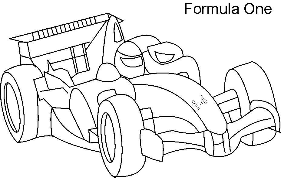 f1 coloring pages - photo #2