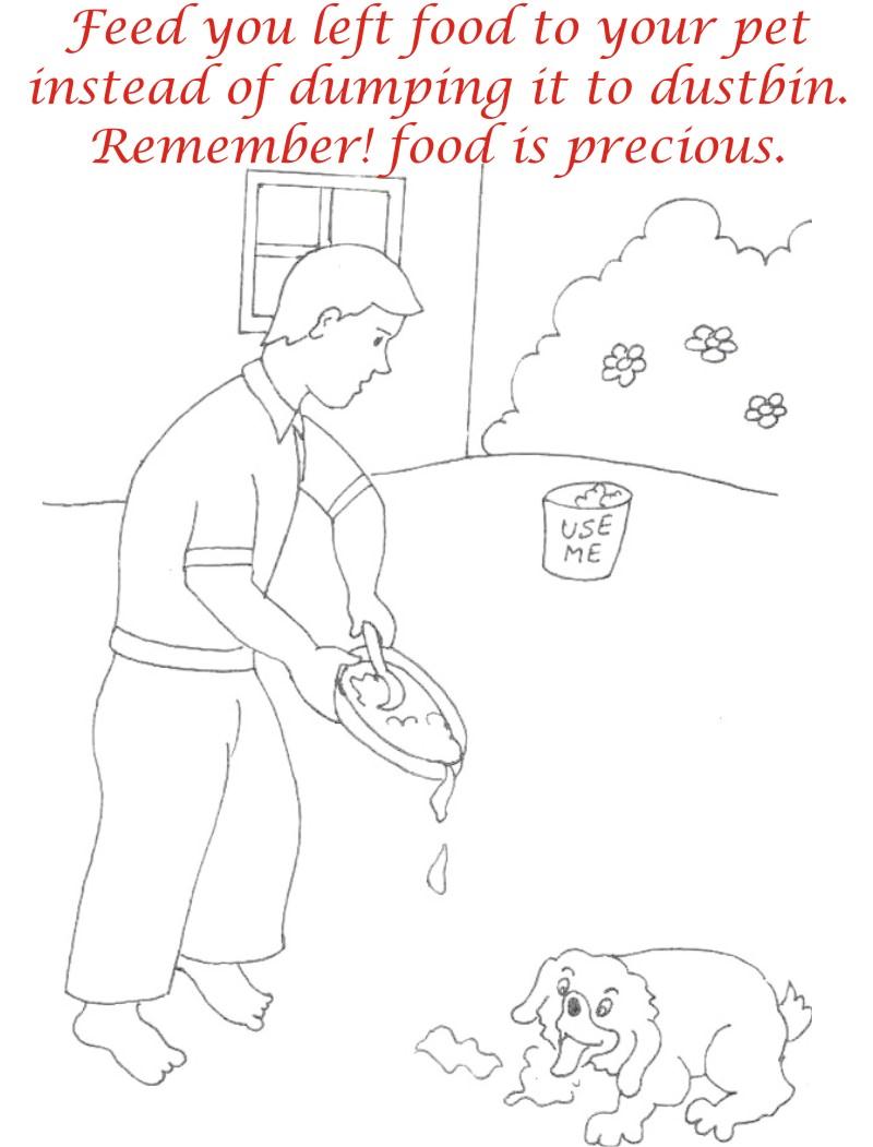 manners coloring pages - photo #21