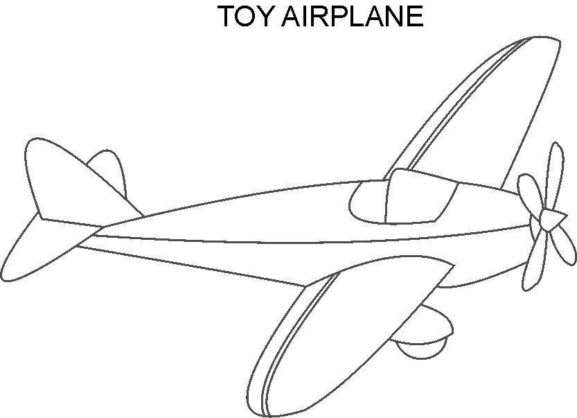 printable coloring pages airplane - photo #36