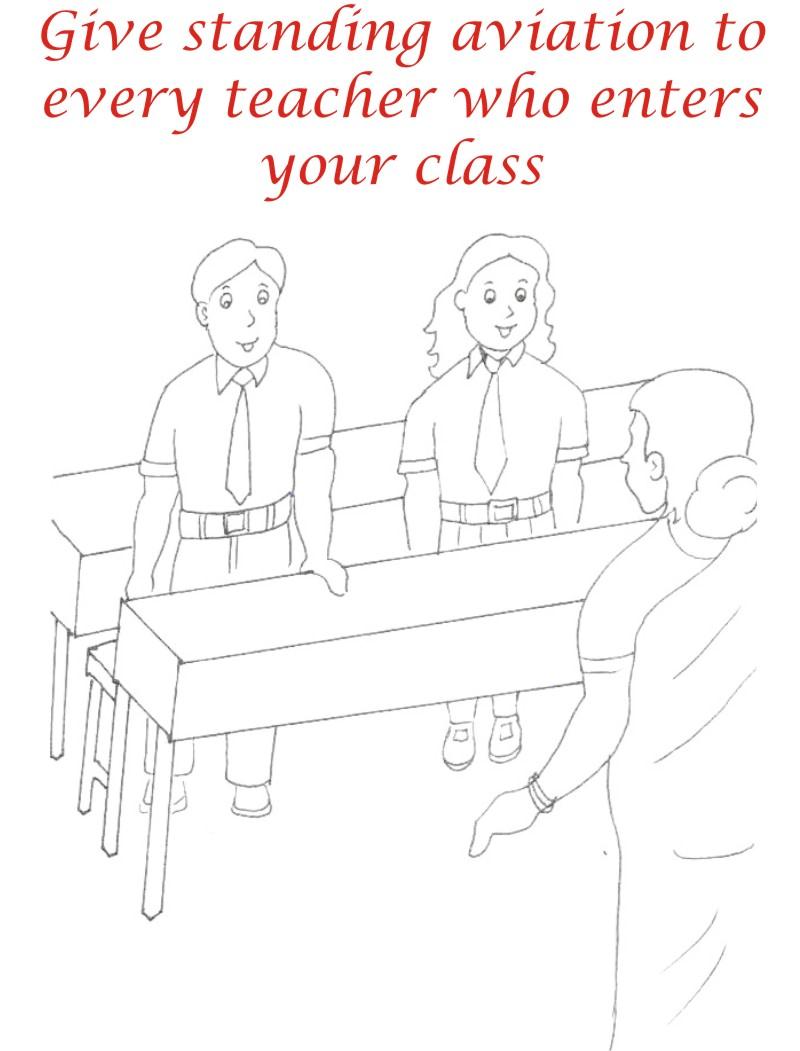 Regards to teacher coloring printable page for kids