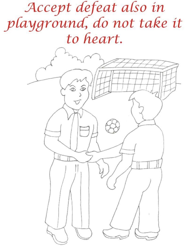 manners coloring pages for kids - photo #19