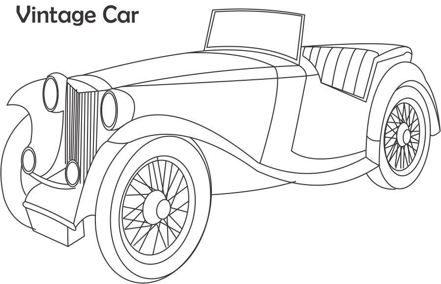 old car coloring pages printable - photo #12