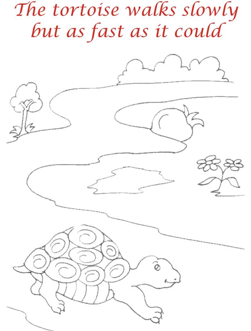 The Racing story coloring page for kids 10