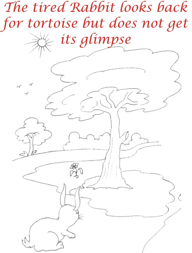 The Racing story coloring page for kids 12