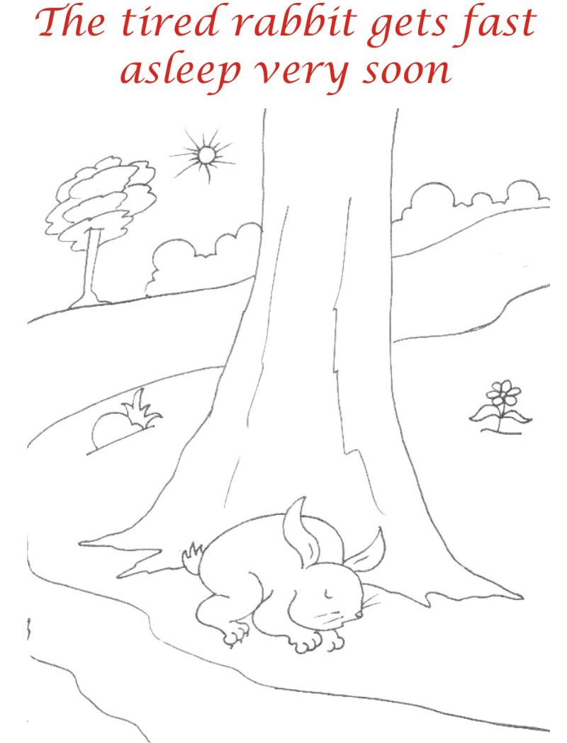 The Racing story coloring page for kids 14