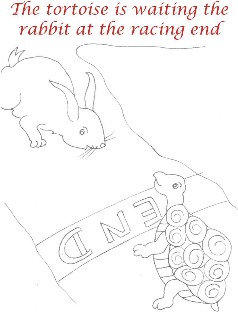 The Racing story coloring page for kids 21