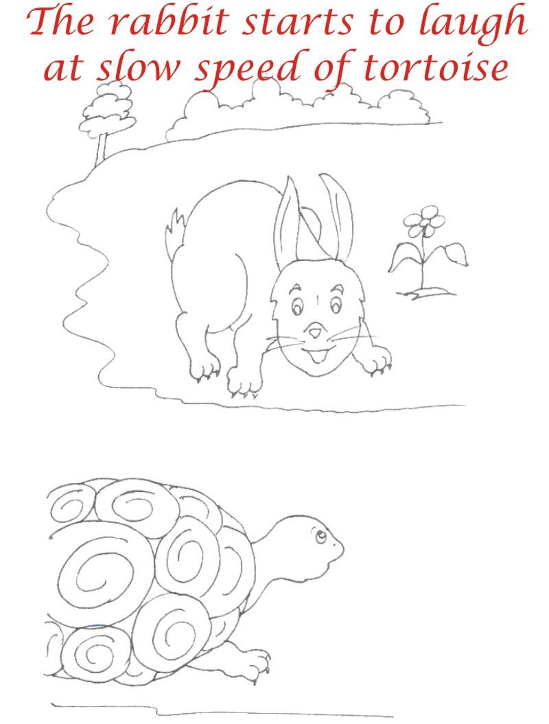 The Racing story coloring page for kids3