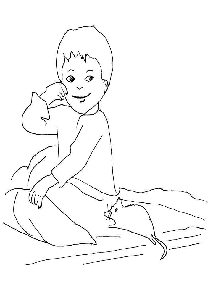 waking up coloring pages - photo #33