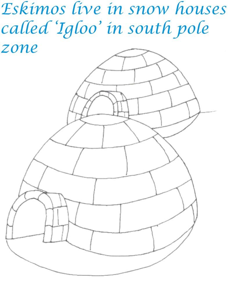 Sweet home coloring printable page for kids 2