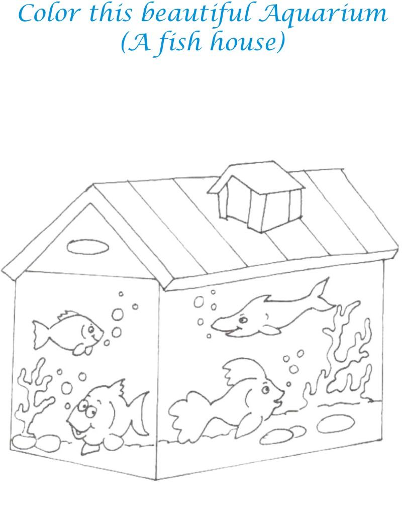 Sweet home coloring printable page for kids 15