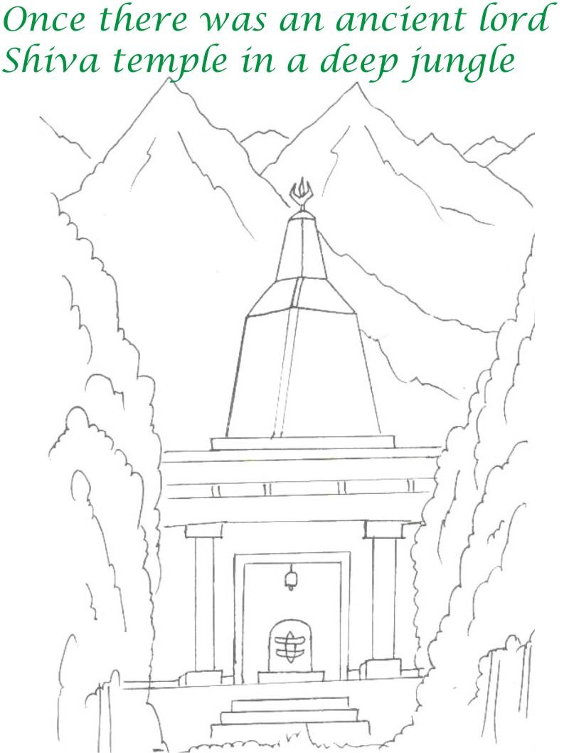 True devotee Story coloring page for kids 1
