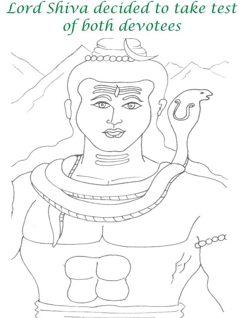 True devotee Story coloring page for kids 18