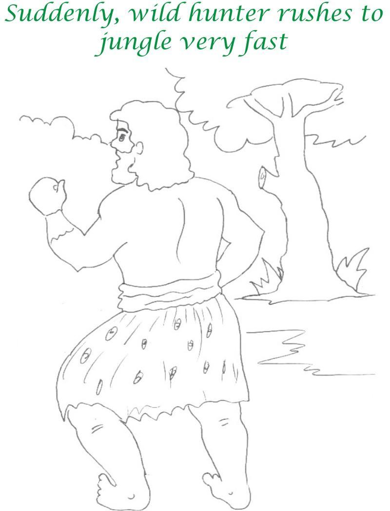 True devotee Story coloring page for kids 27