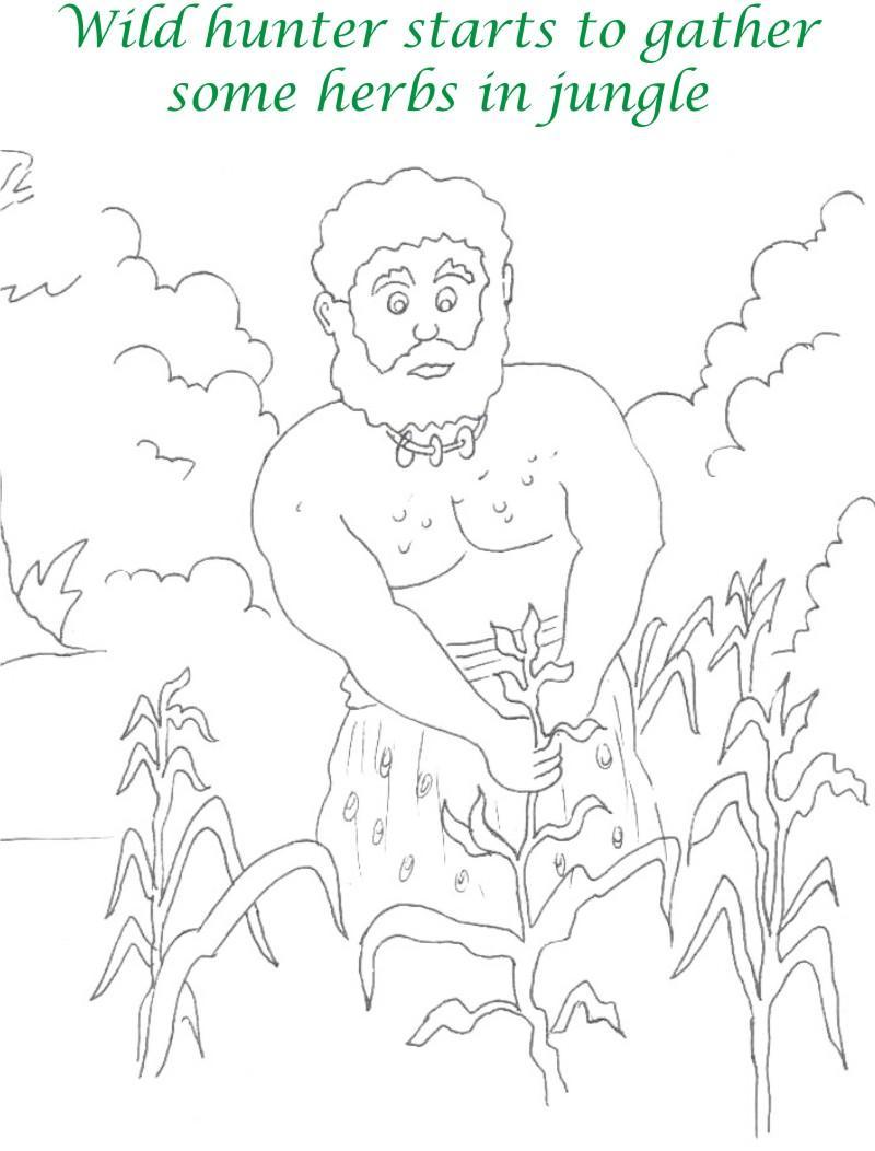 True devotee Story coloring page for kids 28