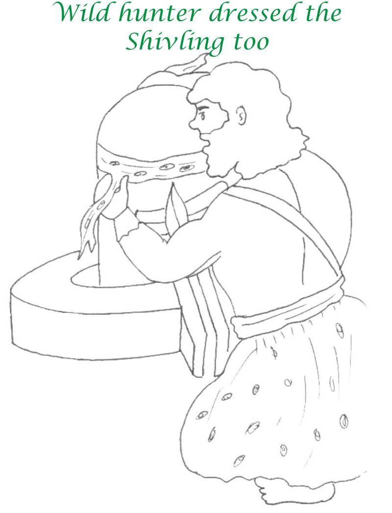 True devotee Story coloring page for kids 32