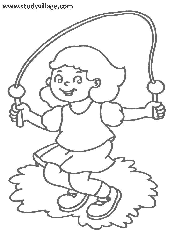 exercise print out coloring pages - photo #9