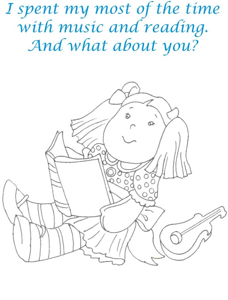 Dolls coloring printable page for kids 4